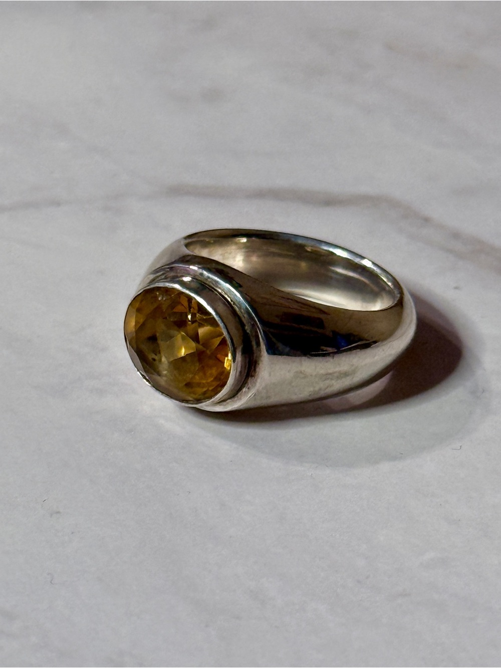 Citrine 925 ring 6